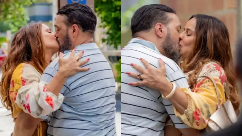 Belo comenta gravação de beijo com Viviane Araújo: “Muito bonito” (Divulgação/TV Globo)